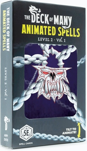 Deck of Many: Animated Spells: Level 2 A-H